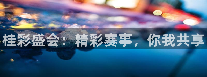 雷速体育官方网站：桂彩盛会：精彩赛事，你我共享